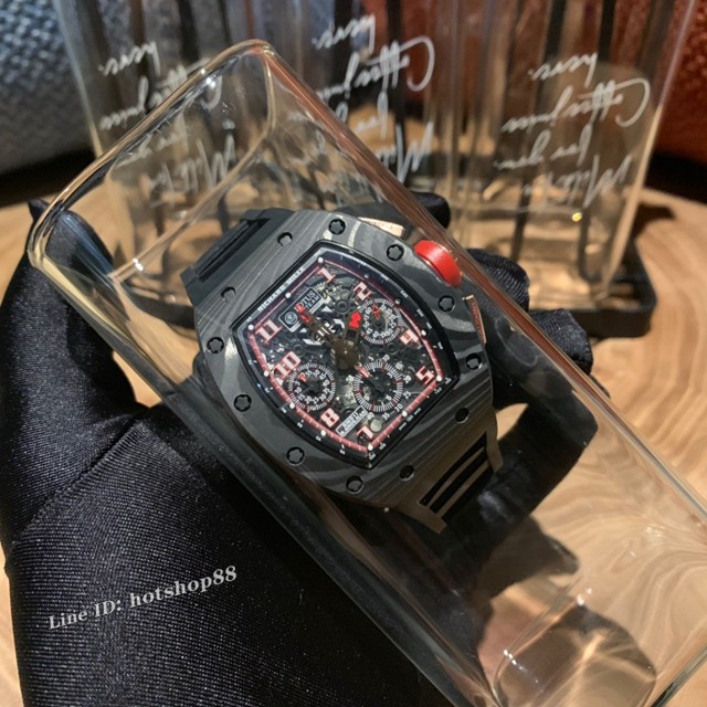 理查德米勒RICHARD MILLE RM011-FM顶级碳纤维壳套男士腕表 gjs2154